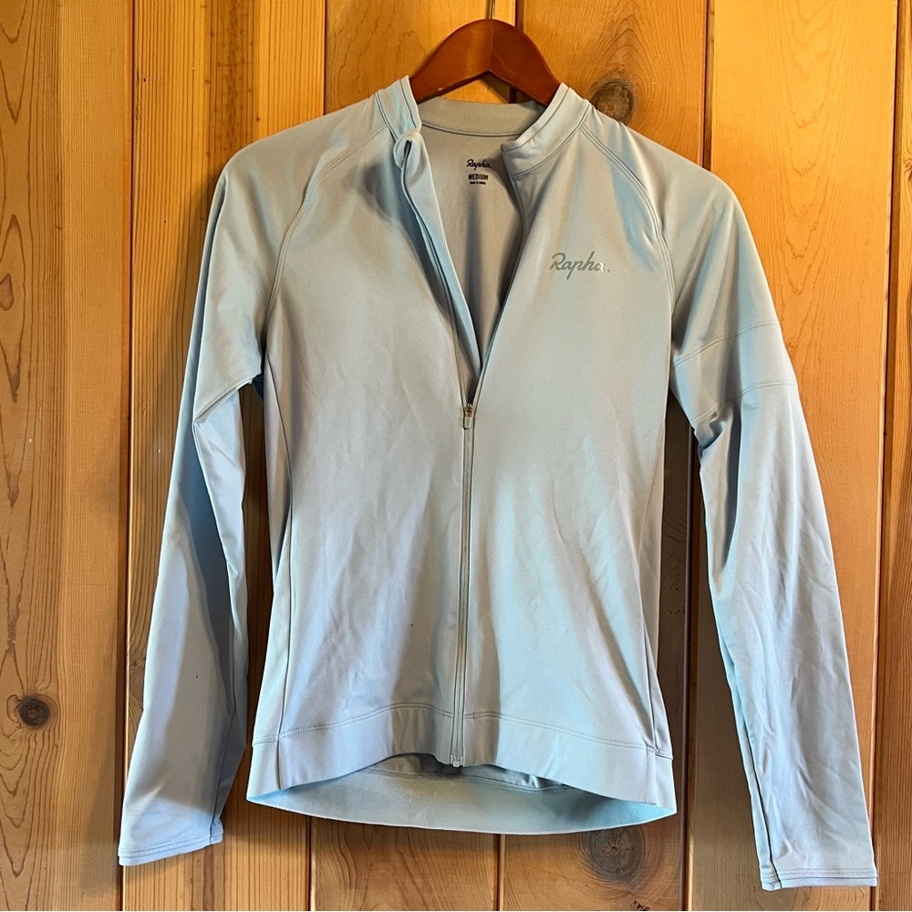 Rapha Women's Light Blue Jacket Size Medium